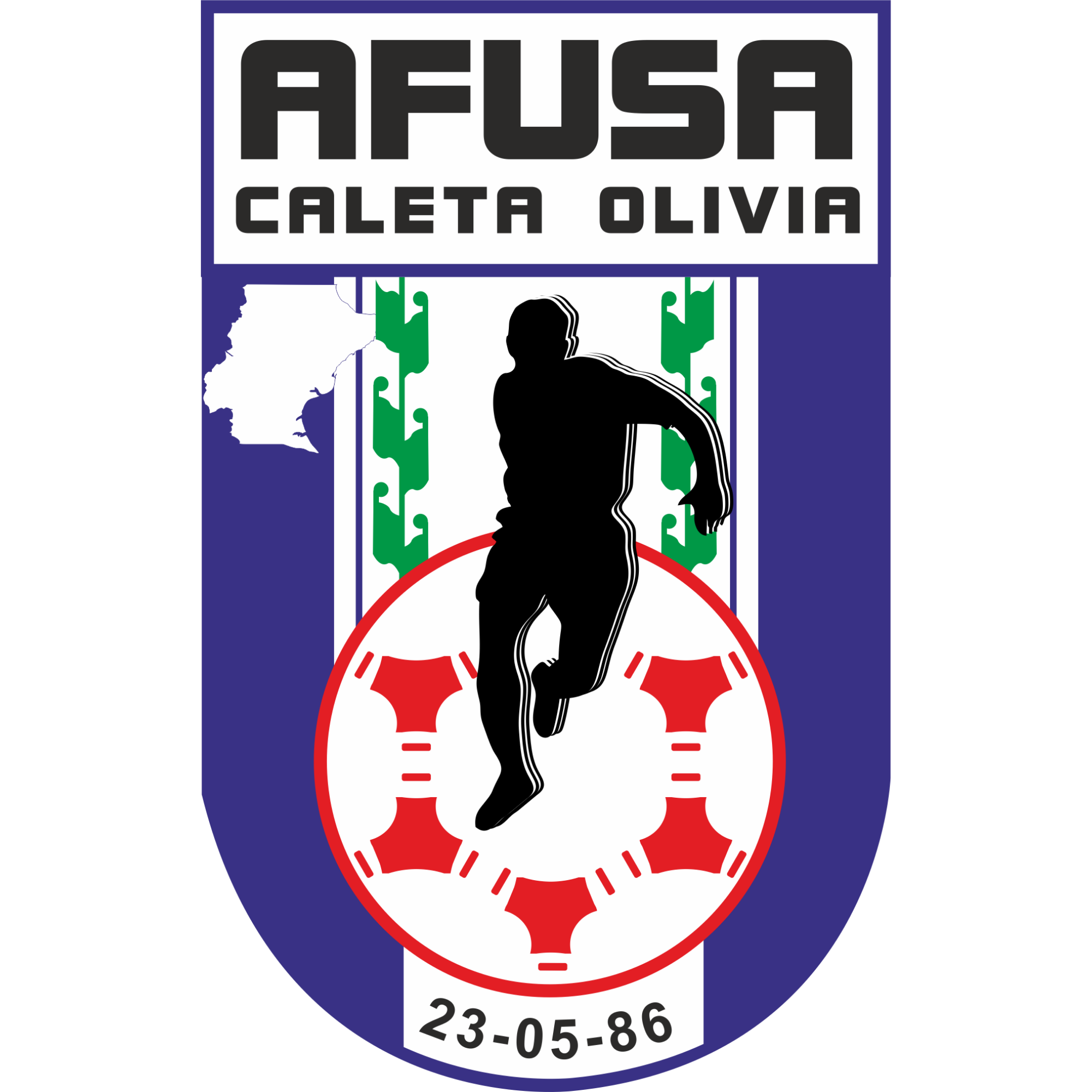Escudo de Asociacion de Futbol de Salon Caleta Olivia